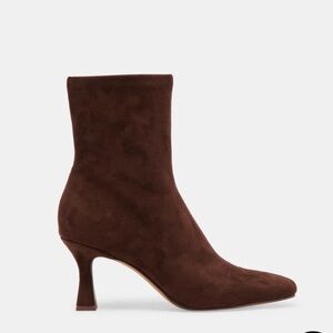 Dolce Vita Glamor Boots DK BROWN STELLA SUEDE Size 8